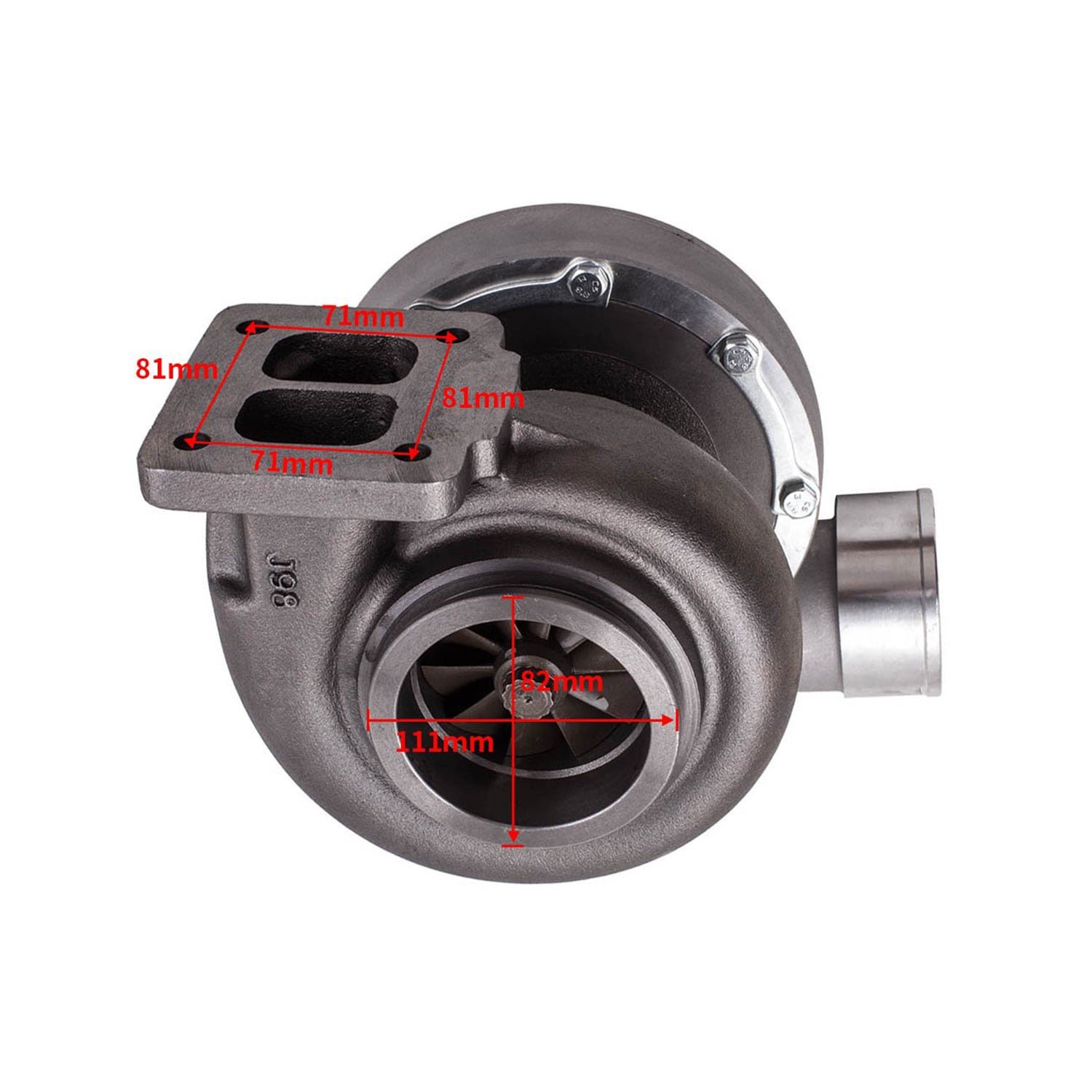 Maxpeedingrods GT45 T4 Upgrade Racing Turbo charger - Ảnh 2