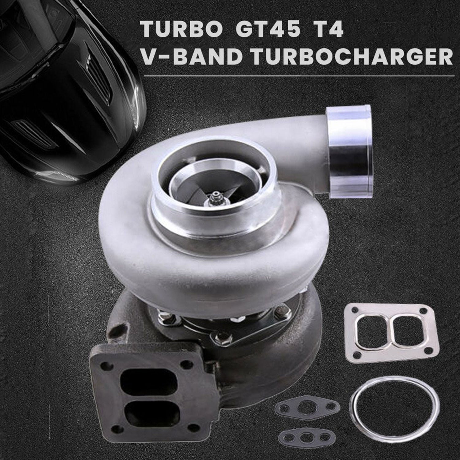 Maxpeedingrods GT45 T4 Upgrade Racing Turbo charger - Ảnh 4